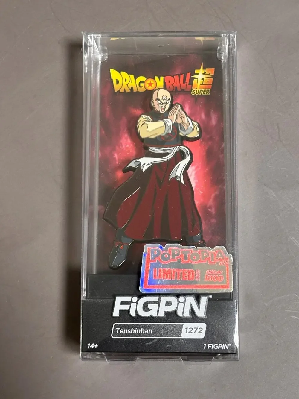 FiGPiN Dragon Ball Super Tenshinhan #1272 Limited Edition Poptopia /1000